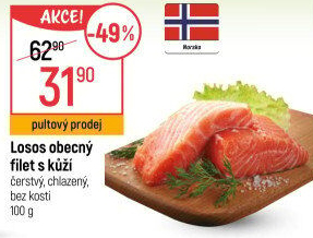 Losos obecný filety