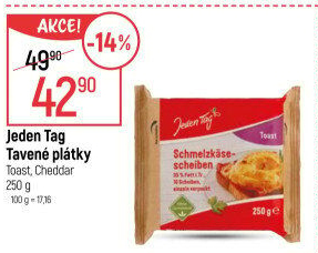 Sýr tavený plátky Jeden Tag