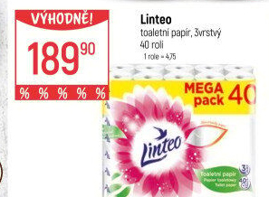 Toaletní papír 3vrstvý Linteo