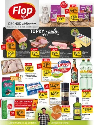 akční leták FLOP TOP 1.10.2025-7.10.2025