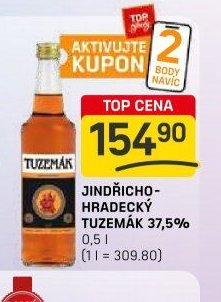 Jindřichohradecký Tuzemák 37,5% 0,5l