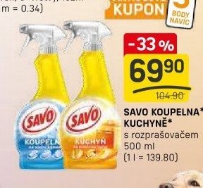 Savo Koupelna, Kuchyně