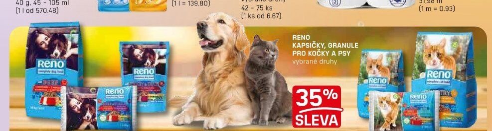 Reno kapsičky, granule