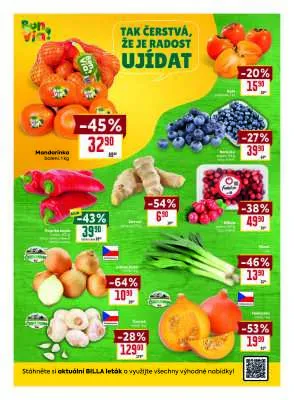 akční leták BILLA 1.10.2025-7.10.2025