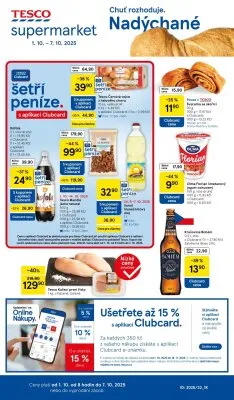 akční leták Tesco 1.10.2025-7.10.2025