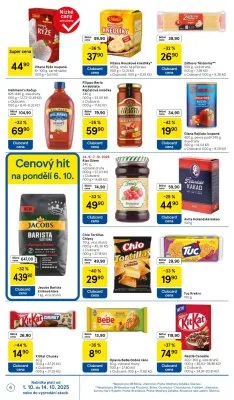 akční leták Tesco 1.10.2025-7.10.2025