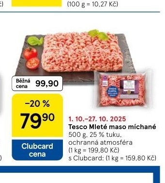 Tesco Mleté maso míchané 500 g