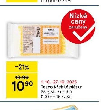 Tesco Křehké plátky