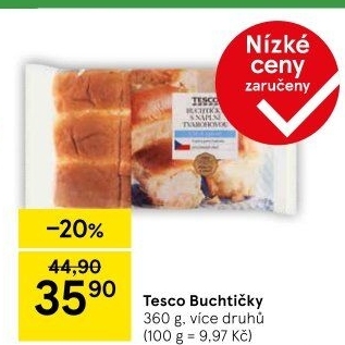 Buchtičky české Tesco