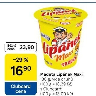 Dezert Lipánek Madeta