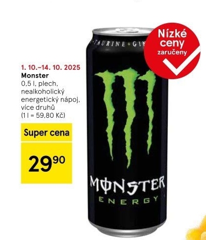 Energetický nápoj Monster Energy