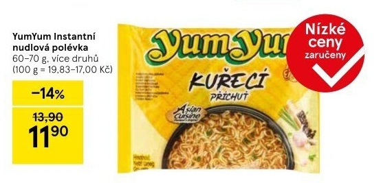 Instantní polévka YumYum