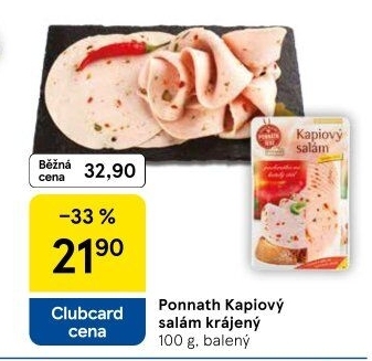 Kapiový salám Ponnath