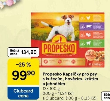 Kapsičky pro psy Propesko