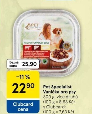 Paštika pro psy Pet Specialist