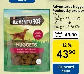 Pochoutky pro psy Nuggets Adventuros Purina