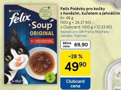 Polévka pro kočky Felix Purina