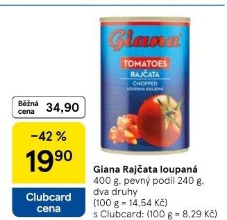 Rajčata loupaná Giana