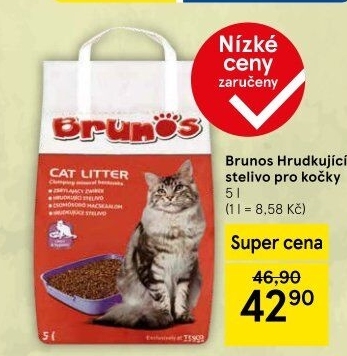 Stelivo pro kočky Brunos