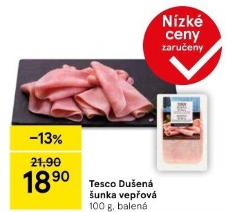 Šunka vepřová dušená Tesco