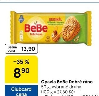Sušenky BeBe Dobré ráno Opavia