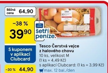 Vejce M Tesco