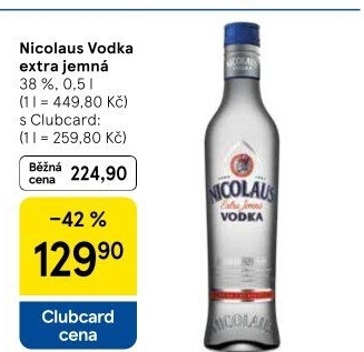 Vodka extra jemná St. Nicolaus