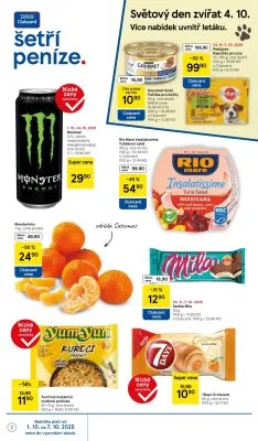 akční leták Tesco 1.10.2025-7.10.2025