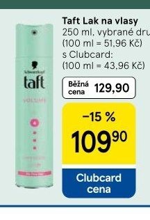 Taft Lak na vlasy