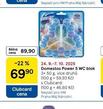 Domestos Power 5 WC blok