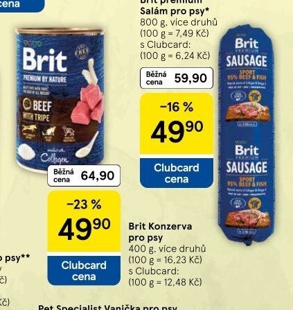Brit premium Salám pro psy