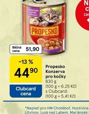 Propesko Konzerva pro kočky