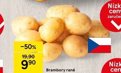 Brambory konzumní rané