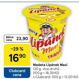 Dezert Lipánek Madeta