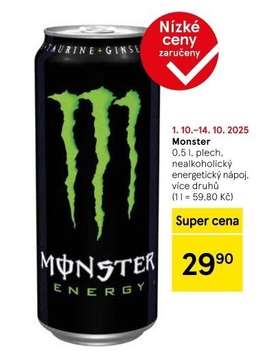 Energetický nápoj Monster Energy