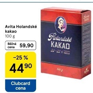 Kakao holandské Avita