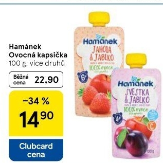 Kapsička ovocná Hamánek