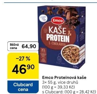 Kaše ovesná Protein Emco