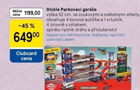 Parkovací garáž Dickie Toys