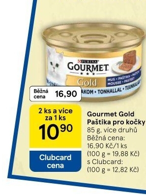 Paštika pro kočky Gold Gourmet Purina