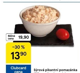 Pikantní sýrová pomazánka