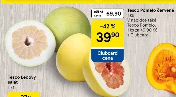 Pomelo červené Tesco
