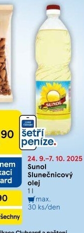 Slunečnicový olej Sunol