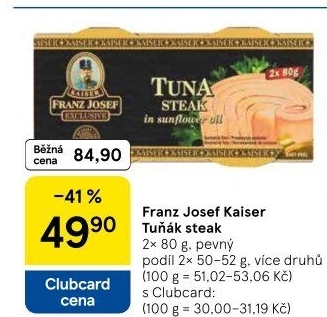 Tuňák steak Exclusive Franz Josef Kaiser