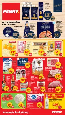 akční leták Penny Market 2.10.2025-8.10.2025