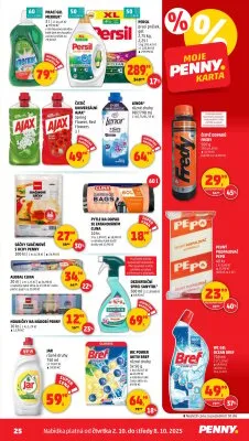 akční leták Penny Market 2.10.2025-8.10.2025