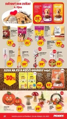 akční leták Penny Market 2.10.2025-8.10.2025