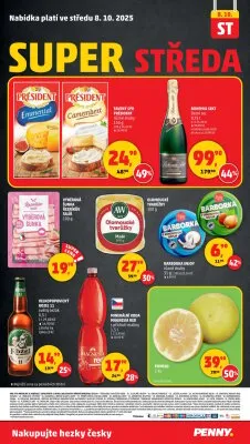 akční leták Penny Market 2.10.2025-8.10.2025