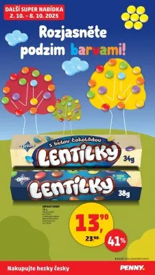 akční leták Penny Market 2.10.2025-8.10.2025