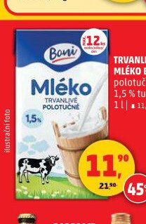 Trvanlivé mléko Boni